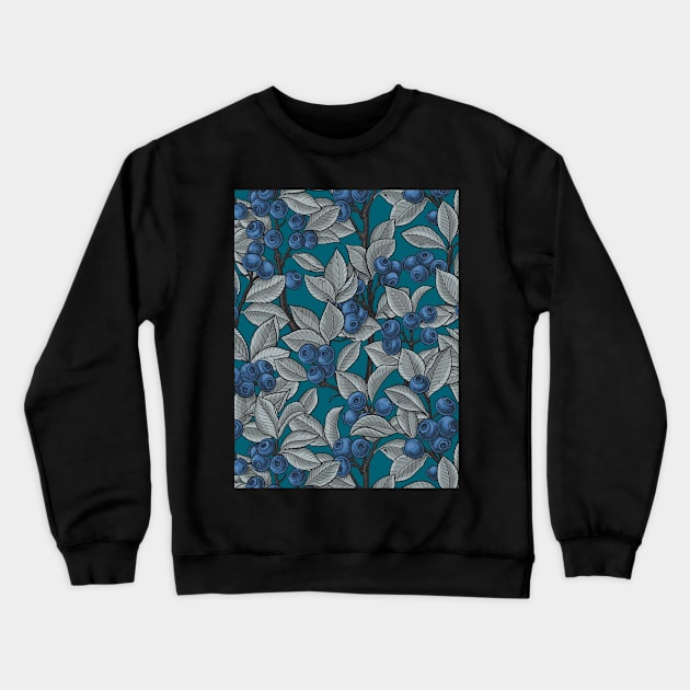 Blueberry garden Crewneck Sweatshirt by katerinamk